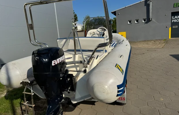 RIB Zodiac 550, Evinrude 90 + przyczepa - Zdjęcie 3