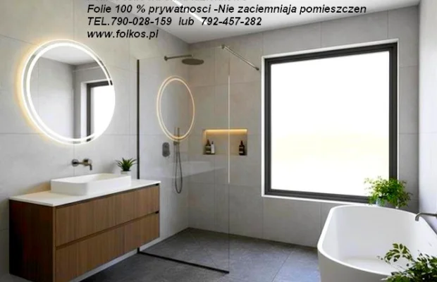 Folie z usługa oklejania szyb Radom - folie na okna, drzwi, witryny, ścianki działowe ....Folkos folie okienne - Zdjęcie 9