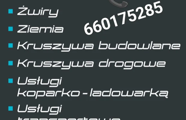 Piasek kruszywa Rzeszów tel 660175285 - Zdjęcie 1