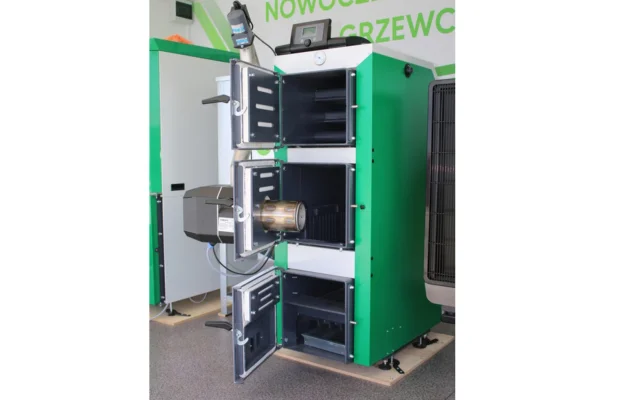 Kocioł na drewno i pellet - DrewKo Hybrid 18kW - Zdjęcie 1