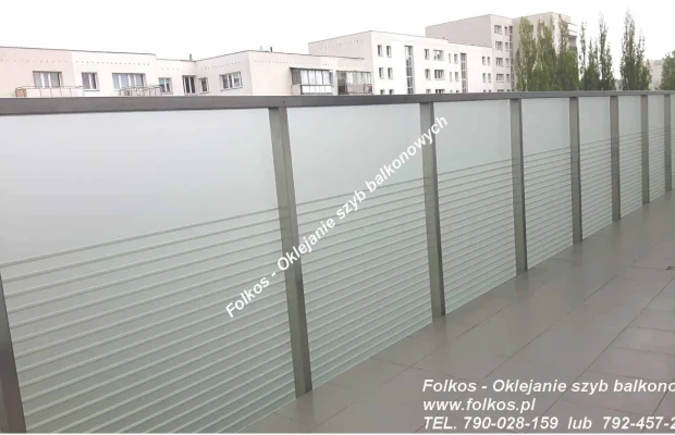 Folie na balkon -Okleiny balkonowe Warszawa Wilanów-Oklejamy - Zdjęcie 5