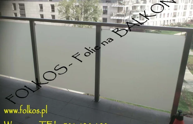 Oklejamy balkony Warszawa Żoliborz- folie na BALKON - Zdjęcie 7