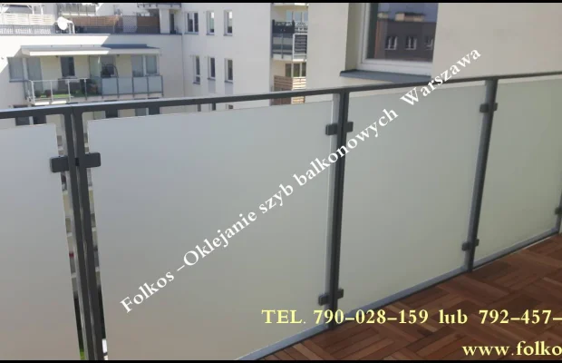 Folie na balkon -Okleiny balkonowe Warszawa Wilanów-Oklejamy - Zdjęcie 2