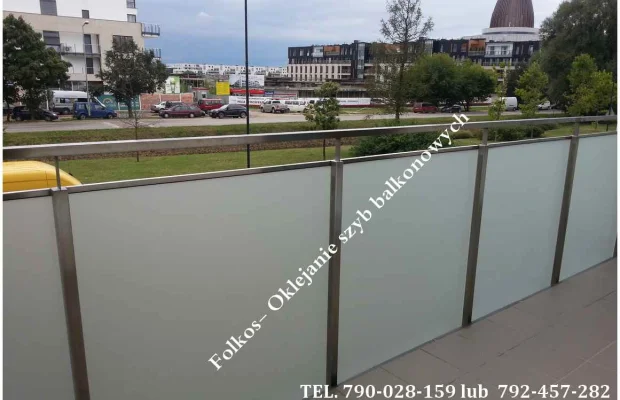Folie na balkon -Okleiny balkonowe Warszawa Wilanów-Oklejamy - Zdjęcie 1