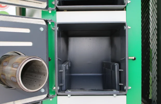 DrewKo Hybrid 24kW – nowoczesny kocioł dwupaliwowy drewno + pellet - Zdjęcie 4