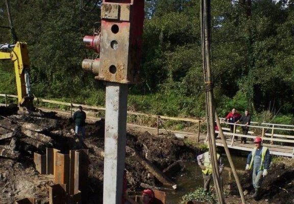 Używany zacisk do pali pełnych PVE 120T40 - Zdjęcie 3