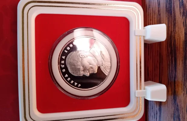 Medal pamiątkowy, Jan Paweł II, Jasna Góra 1991 - Zdjęcie 3