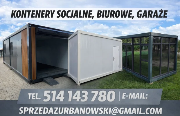 Kontener biurowy socjalny sanitarny - Zdjęcie 1