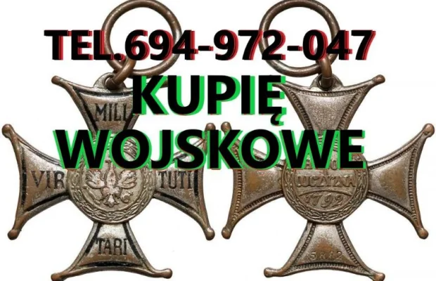 KUPIĘ WOJSKOWE MEDALE,ODZNAKI,ODZNACZENIA,MILITARIA - Zdjęcie 1