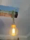 Stylowa lampa wisząca w klimacie loft / rustykalnym, lampa z belki z okuciem metalowym - 1