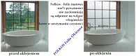 Folie prywatyzujące do łazienki - folie 100% prywatności -nie zaciemniają pomieszczeń - folie na okna w łazience - 5
