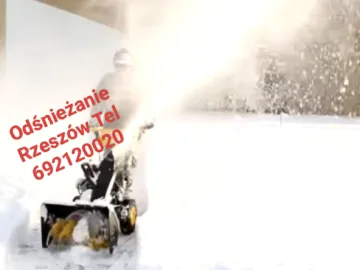 Odśnieżanie chodniki podwórka posesję Głogów Małopolski tel 692120020