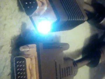 kabel pozłacany Łączy komputer z monitorem