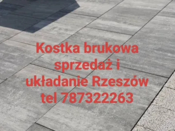 Układanie kostki Rzeszów tel 787322263