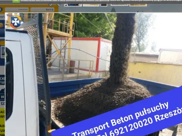 Transport beton pułsuchy Rzeszów tel 692120020mała wywrotka