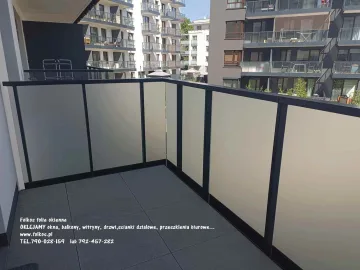 Oklejamy balkony Warszawa Żoliborz- folie na BALKON