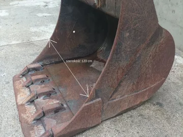 Łyżka kopiąca szerokości 1200mm