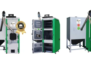 DrewKo Hybrid 24kW – nowoczesny kocioł dwupaliwowy drewno + pellet