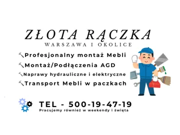 Montaż mebli / Złota Rączka EKSPRESOWE TERMINY!