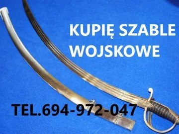 KUPIĘ WOJSKOWE SZABLE,BAGNETY,KORDZIKI,NOŻE,MILITARIA