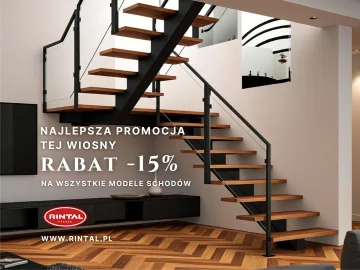 Kwietniowa promocja na schody na wymiar: -15% na Twój nowy p