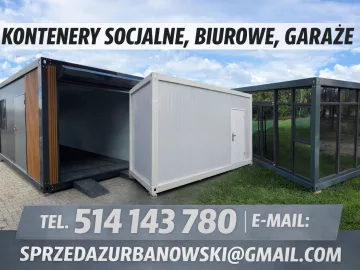 Kontener biurowy socjalny sanitarny